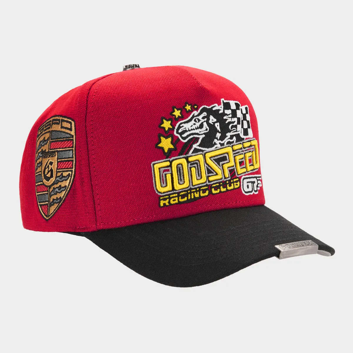 Godspeed - GRC Members Snapback Hat (Red/Black)