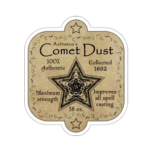 Comet Dust Apothecary Label