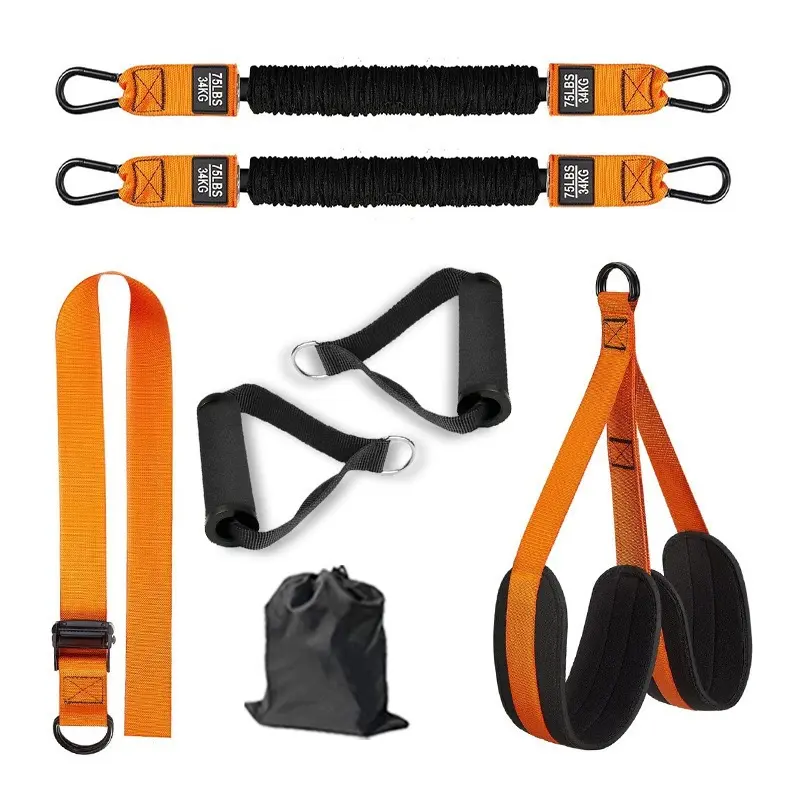 Orange 150 pound pull up+foam handle (2
