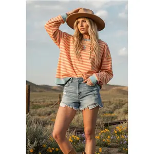Out West Oversized Striped Pullover