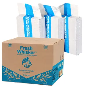 Fresh Whisker Tofu Cat Litter, 5-in-1 Kitty Litter, 27 LB Box, Odor Control, Low Tracking, Rapid Clumping, All Natural Ingredients