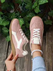 Vintage Trainer Shoes for Women, New Summer & Spring Flat Casual Sneakers, Versatile Sports Board Shoes, Agony Style Footwear