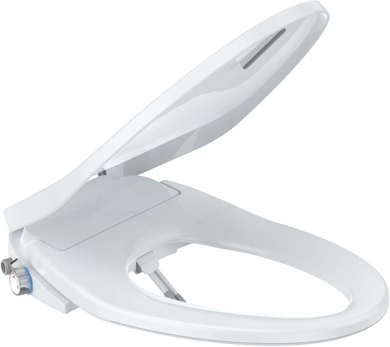 Smart Bidet Toilet Seat with Multiple Spray Modes, Smart Unlimited Warm Water, Auto Open & Slow Close Lid, Auto LED Nightlight, Power Outage Available, Clean Water