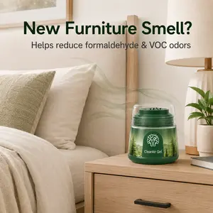 New Customer Deal: Forest Pine Scent Air Care Gel, 1-Pack Formaldehyde & Odor Removal Jar for Nursery, Kids’ Room, Bedroom & Closet