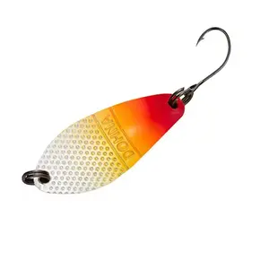 Dohna Colorful Flasher Lure, 3g 3cm Micro Stream Single Hook with Barb, Pure Copper Fishing Bait for Trout, Rainbow Trout, Salmon