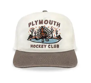Celly Hockey. Plymouth Hockey Club Snapback in Cream