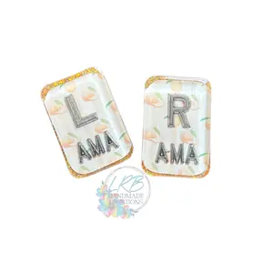 Just Peachy X-Ray Markers – Personalized Radiology Tech Markers – Handmade X-Ray Tech Gift - Acrylic Xray Marker Set