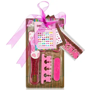 Accessorize Me Nail Kit - Nail Files, Nail Art, Toe Spacers, Nail Brush, Foot Scrub