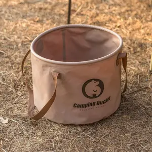Outdoor Camping Water Bucket, Multi-Functional Portable Foldable Water Bucket, Large Capacity Travel Camping Storage Bucket