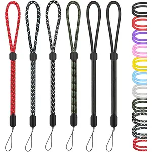 Hand Wrist Strap Lanyard, 6 Pack 9.5inch Adjustable Nylon Wristlet Straps Keychain String for Cell Phone Case Holder, AirPods Pro 2 2022, Camera, Key, GoPro, USB Drive, Ski Glove