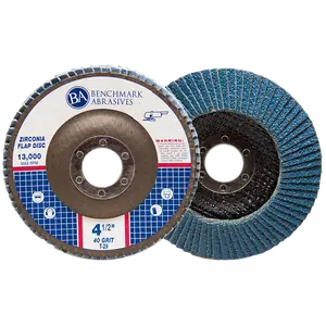 4-1/2" x 7/8" T29 (Angled Face) Zirconia Flap Disc - 10 pack