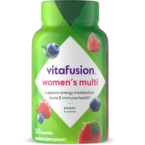 Vitafusion Womens Multivitamin Gummies, Berry Flavored Daily Vitamins for Women with Vitamins A, C, D, E, B-6 and B-12, 150 Count, 75 Day Supply, 150 Count