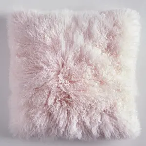 Z Gallerie Mongolian Pillow 22" - Blush