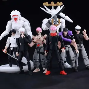 Trendy Printed Jujutsu Kaisen Mahoraga Figure Dummy13 Lucky13 Multi-Jointed Poseable Anime Model Collectible Toy Gift (Random)