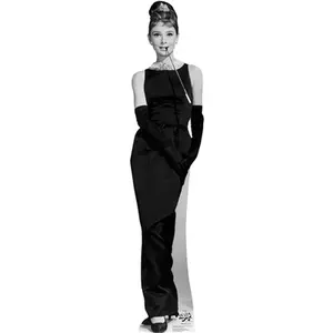 212 MAIN Audrey Hepburn Breakfast at Tiffany's Advanced Graphics Cardboard Cutout, Easel-Included Home Decor for Room Decor, Free Standing
