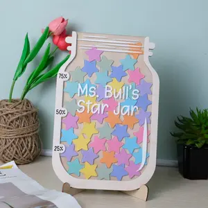 Custom Reward Jar and Tokens for Classroom Plaque and Sign, Teacher Reward Jar Gift, Reward Jar Smile Plaque and Sign, Back To School Gift Teacher Appreciation