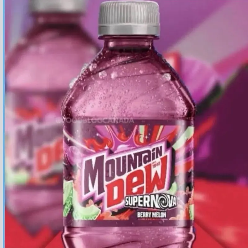Mountain Dew Super Nova Soda, 20 oz, 12/24 Pack