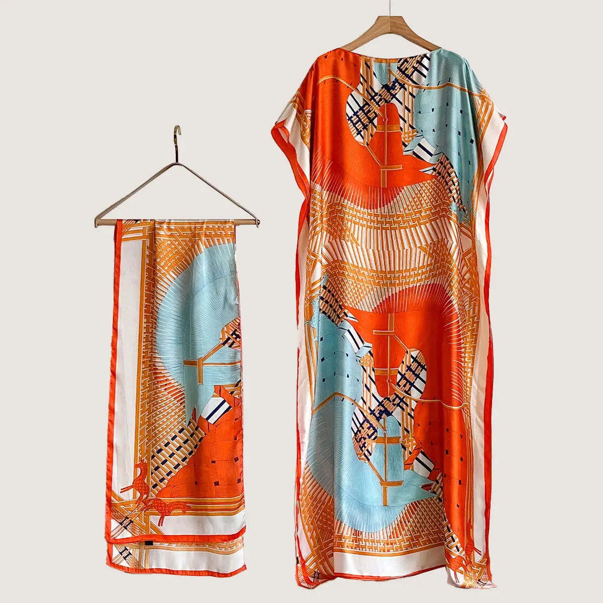 14  Geometric Orange