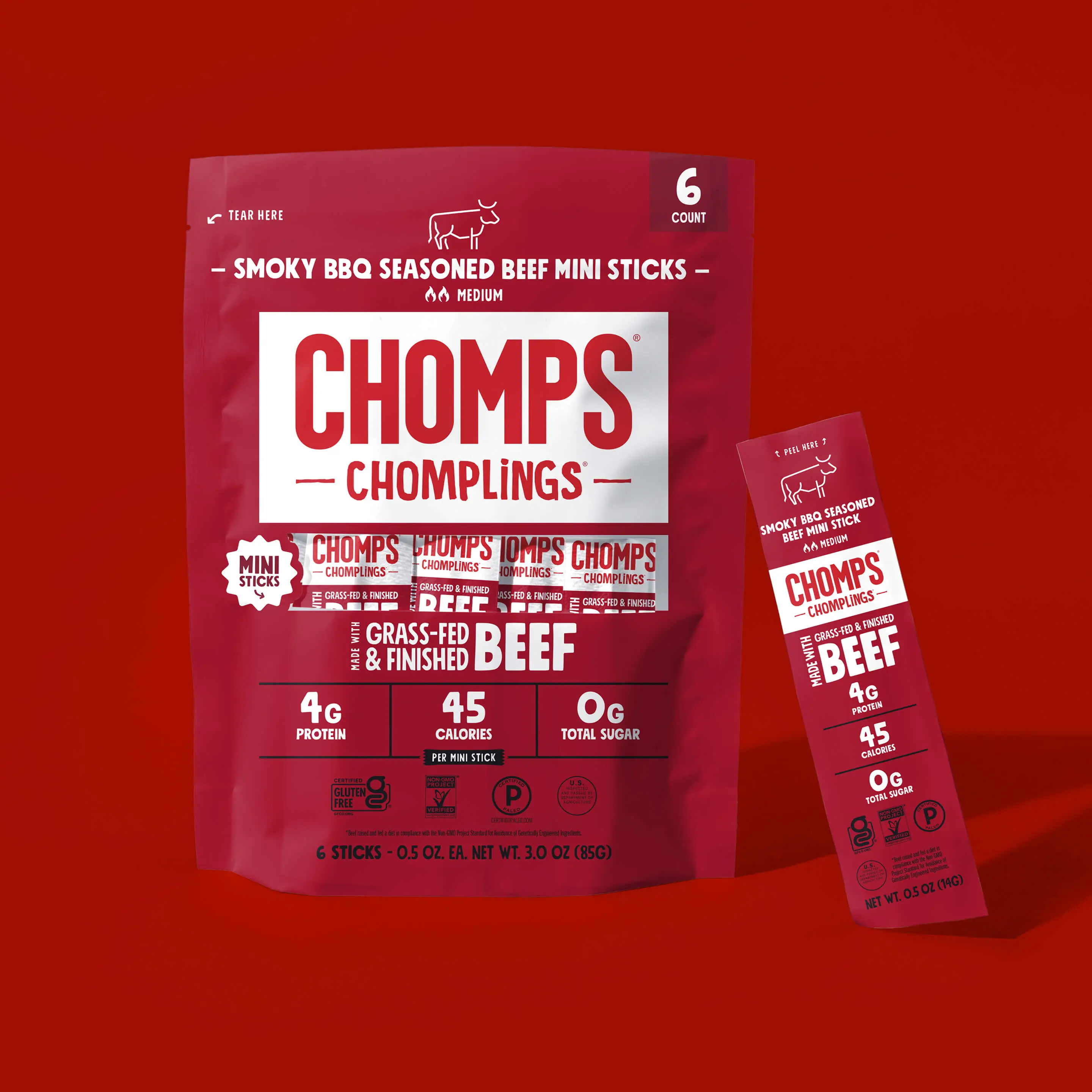 6 ct. Smoky BBQ Beef Chomplings 6 ct. Smoky BBQ Beef Chomplings