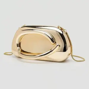 Simple Casual Retro Atmospheric Elegant Hand-Held Evening Bag Crossbody Box Bag Chain Shoulder Strap Messenger Bag Party Clutch Advanced Simple Small Bag , New Year
