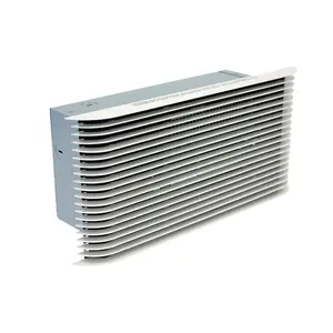 212 MAIN Modern Electric Wall Heater, King Electric PAW2422-U-W Model, 240V, 2250W High Power, 7677 BTU, Squirrel Cage Blower, Ultra Grill, Steel Fin, White, for Recessed Installation