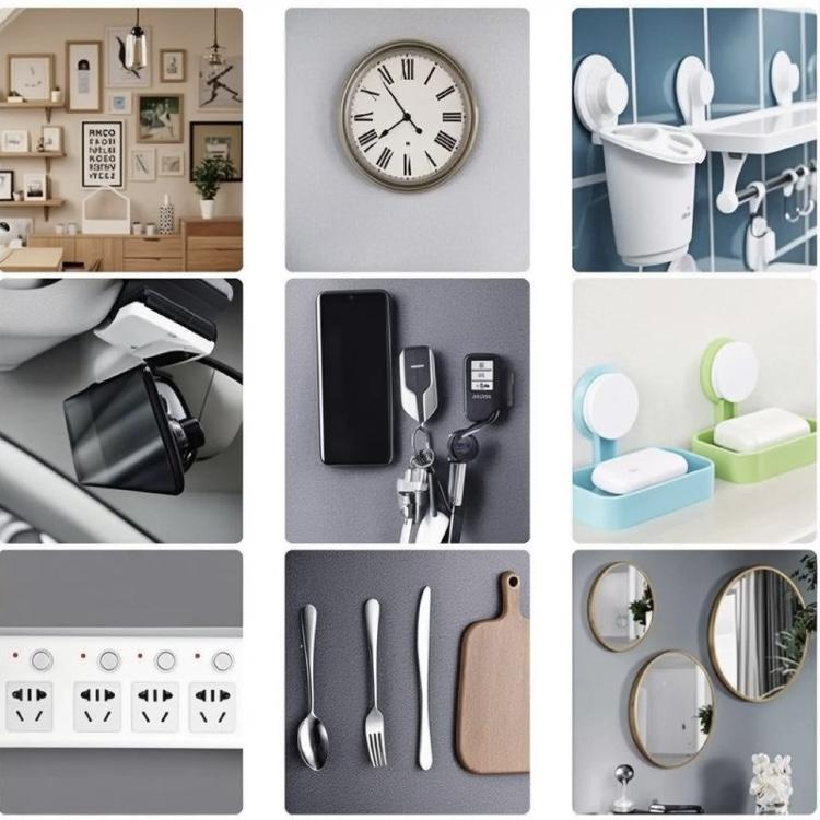 Double Sided Tape Heavy Duty(9.85FT), Nano Double Sided Adhesive Tape, Hanging Adhesive Strips Clear Mounting Tape Picture ,High-strength adhesive tape suitable for daily use in offices, home kitchens, and dormitories.