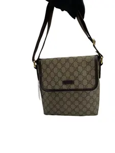 Pre-owned GUCCI Classic GG Canvas Flap Crossbody Bag/wj05522028/2028