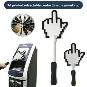 Drive Thru Contactless Payment Wand | Extendable NFC Tap to Pay Tool | Hands Free Payment Accessory for Gas Station | Easy Pay Wand for Grocery Supermarket Checkout | Car Payment Gadget for Adults