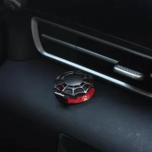 Car Engine Start Stop Button Decoration, Spider Web Design Car Engine Start Stop Button Circle, Car Interior Decoration Accessories for Car, Car Decorations