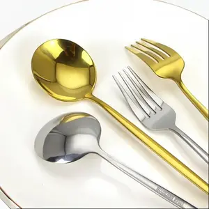 50 Sets | 200 PCs Stainless Steel Silverware Set Cutlery Stylish Tableware