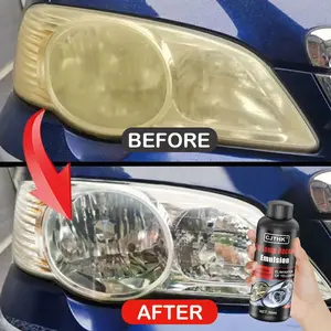 Car Headlight Restoration Polishing Kits Headlight Polishing Agent Car Light Scratch Remover Repair Cleaning Paste Headlamp Anti Oxidation Polish Liquid