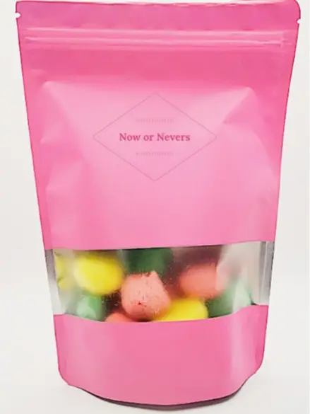 Freeze Dried Now Or NVR Taffy Candy Snack Candies Sweet Bite Bonbon