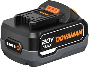 DOVAMAN 20V 4.0Ah Lithium-ion Battery Pack, Compatible Cordless High Torque Impact Wrench (Battery Only)
