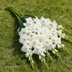 The artificial flower decorations for the living room and dining table, long-stemmed ornaments, Artificial Flower Arrangement, suitable for weddings, family and office gatherings - plastic flower decorations, high-quality artificial flowers
