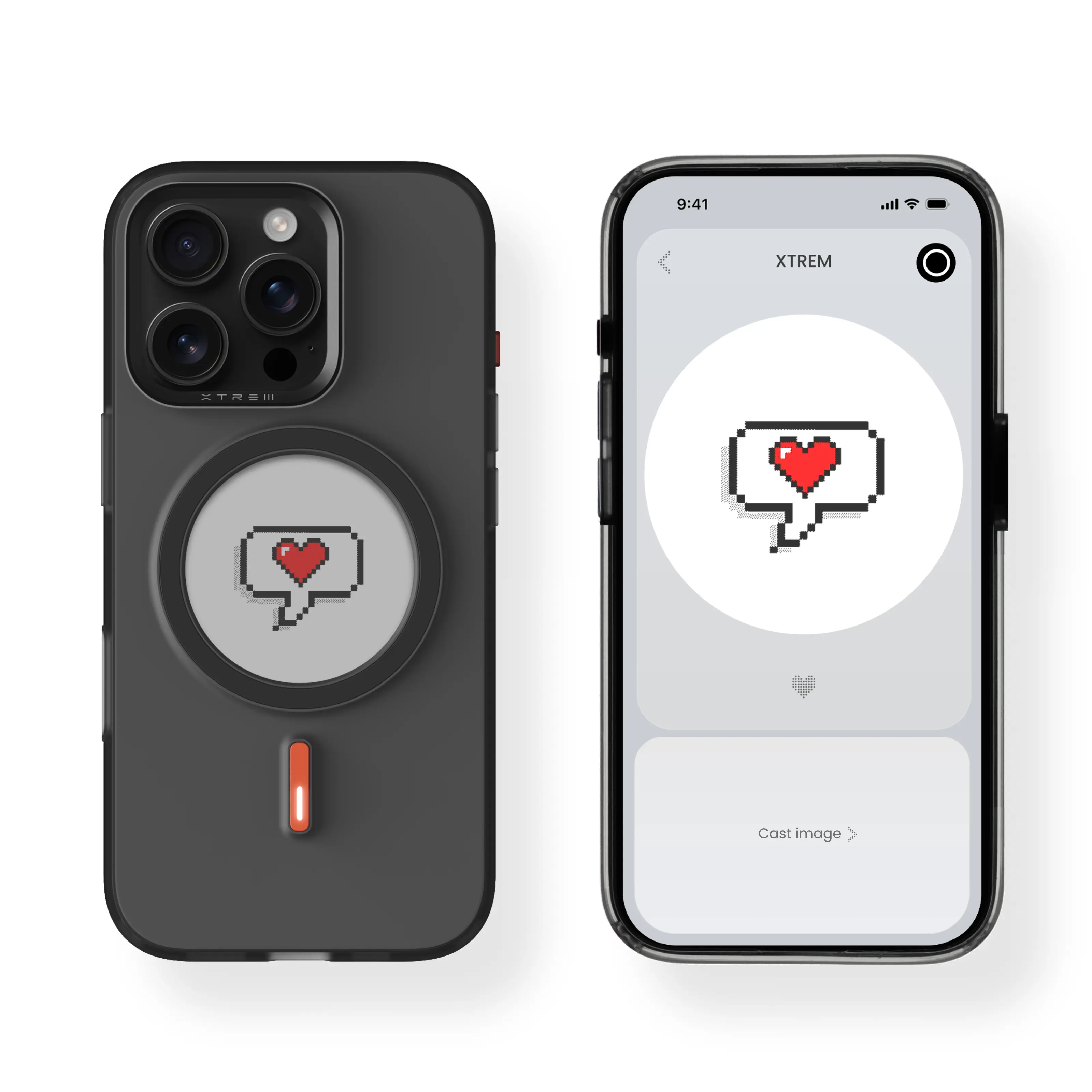 XTREM Smart E-Ink iPhone 16 Pro Max Series Phone Case with MagSafe