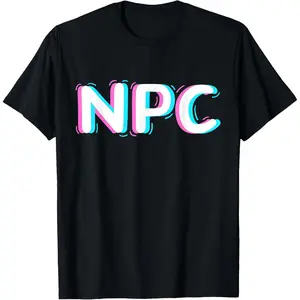 100%cotton NPC Funny Non Player Character RPG Gamer Nerdy Men Women Kid T-Shirt