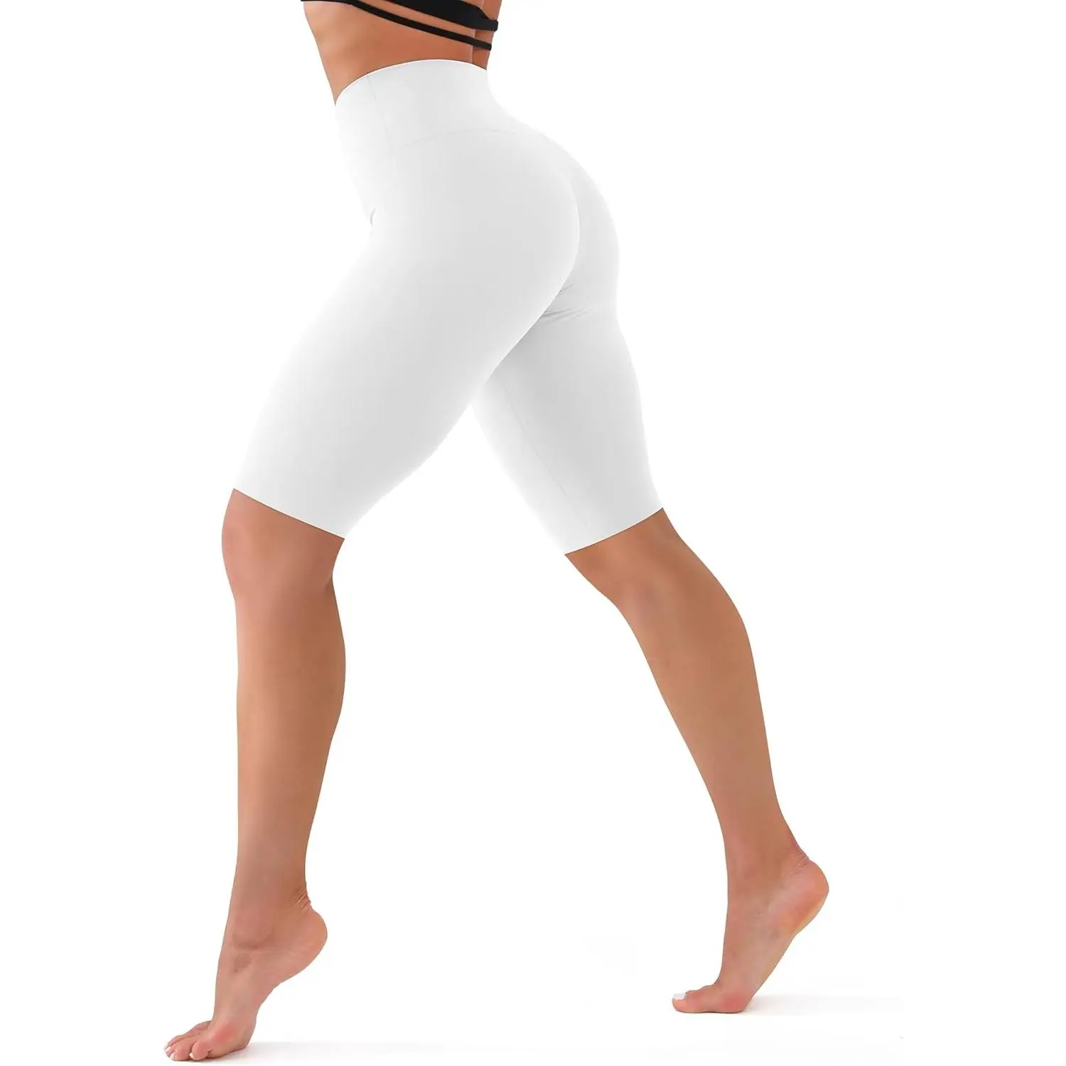 Biker Shorts for Women, High Waisted Tummy Control, Stretchable Non-See Through Cycle Shorts with 5" & 8" Inseam for Yoga & Workouts, Stretchable Cycle, Performance Cycle