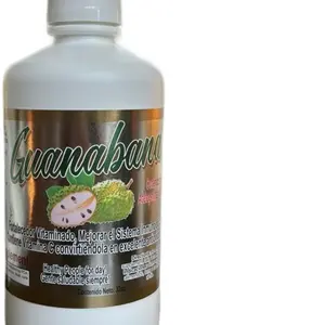 Guanabana All Natural Antioxidant Juice Healthcare Dietary Supplement for Fitness with Moringa Vitamin Enhancer