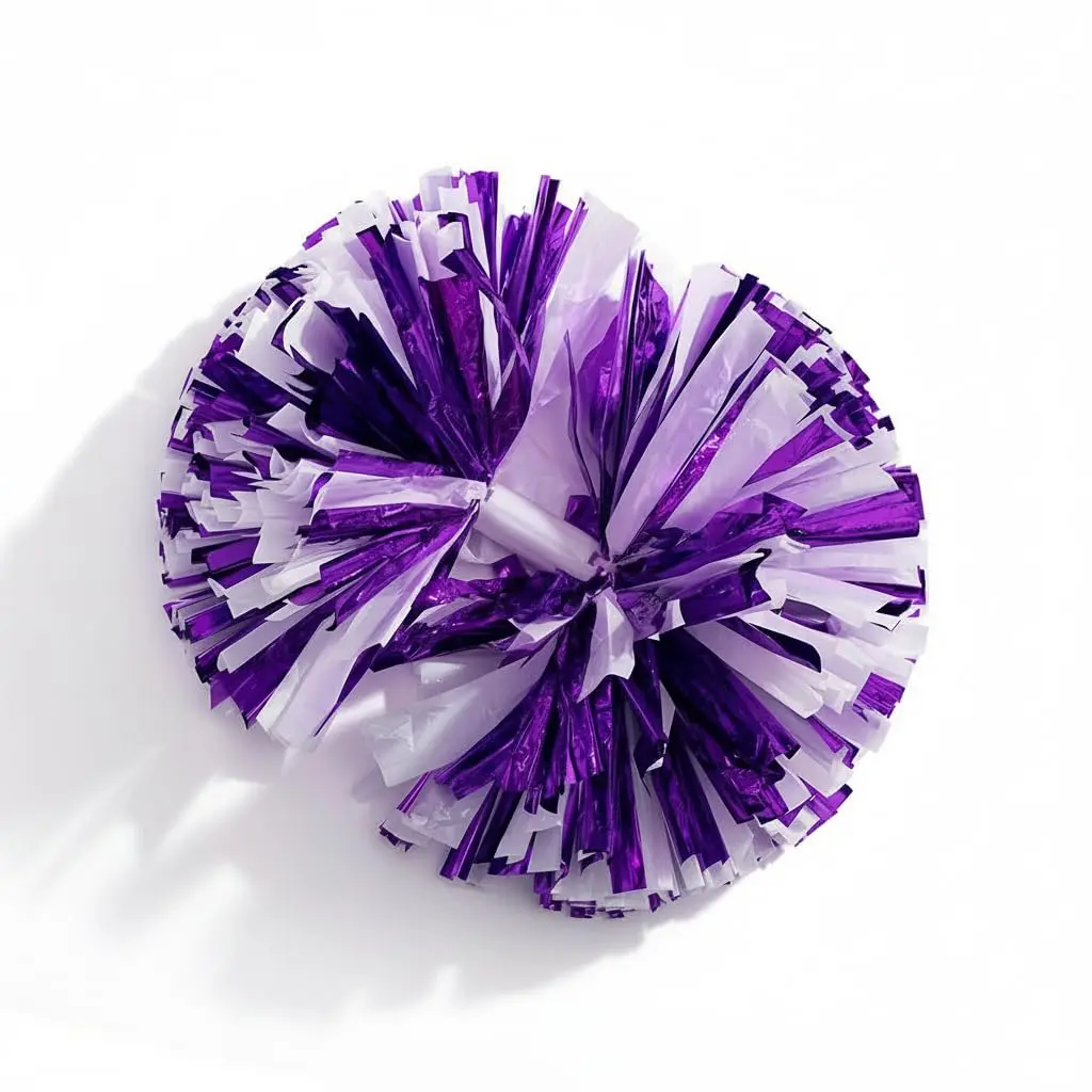 Metallic Purple & White Foil