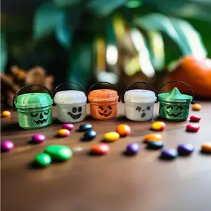 Mini Boo Buckets - 3D Printed Nostalgic Halloween Decor - Retro