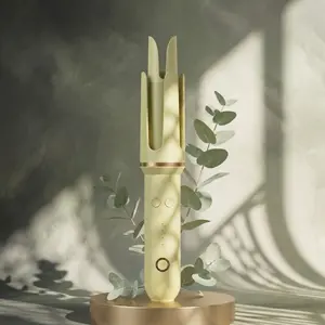 Automatic Hair Curler for Long Hair - Rotating Self-Curling Iron with 4 Temperature Settings - Anti-Scalding Design & Rapid Heating - Portable Ceramic Wand for Curls & Waves - Ideal Wellness Gift for Women