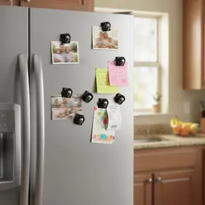 8 Piece Skull Magnet Set, Universal Refrigerator Decorations, Kitchen Whiteboard, Office Fridge Magnets, Dishwasher Safe, Storage Cabinet, Spooky, Halloween, Home Decor