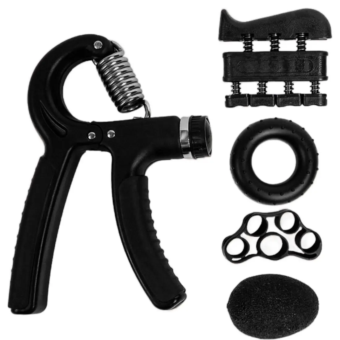Meraki Grip Strengthener Forearm Strengthener Hand Grip Strengthener Kit - 5 Pack Adjustable Resistance