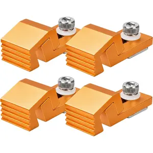 4 count  Tiger Claw Clamp Set, Low-Profile Side Hold-Downs, Compatible with  3018 Pro Max / 3018 Pro Ultra, Fit T-Track and Perforated CNC Worktables for Secure Machining