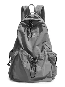 Japanese Style Casual Backpack for Women, Lightweight Simple Solid Color Large Capacity Shoulder Bag, Versatile Commuter Travel Backpack, Traveling Daypack