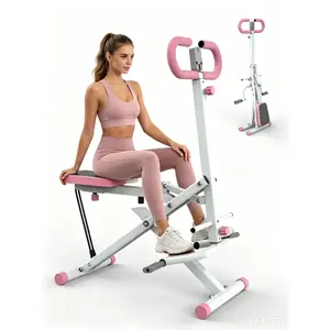 Squat Machine, 2 in 1 Squat Rowing Machine,Easy Setup & Foldable ExerciseEquipment,lutes & Leg Home WorkoutMachine Glute Trainer Machine