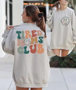 Tired Moms Club Sweatshirt, Aesthetic Mothers Day Sweatshirt, New Mother Sweatshirt, Gift for Mother  T-shirt, sweater and Hoodie