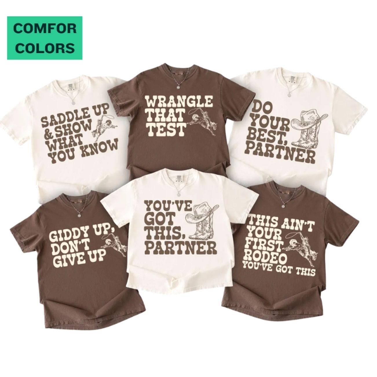 [SALE OFF 55%] Custom Comfort Colors TEST DAY Shirt, Matching State Testing Shirts, Teacher Team TShirts, Western School Testing Day Tee, Testing Coordinator Gilf Tee GR