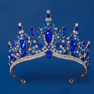 Ring  necklace  watch  scarf [New Women's Crown] Vintage Baroque Rhinestone Crown | Wedding Headpiece, Princess Queen Hair Accessory for Women