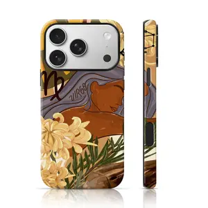 Virgo Limited Edition Design Cute Phone Case Full Body Protection for iPhone 17 Pro Max/16 Pro Max /15Pro Max 15/14/13/12 & Samsung S26 /S25Ultra for Girls